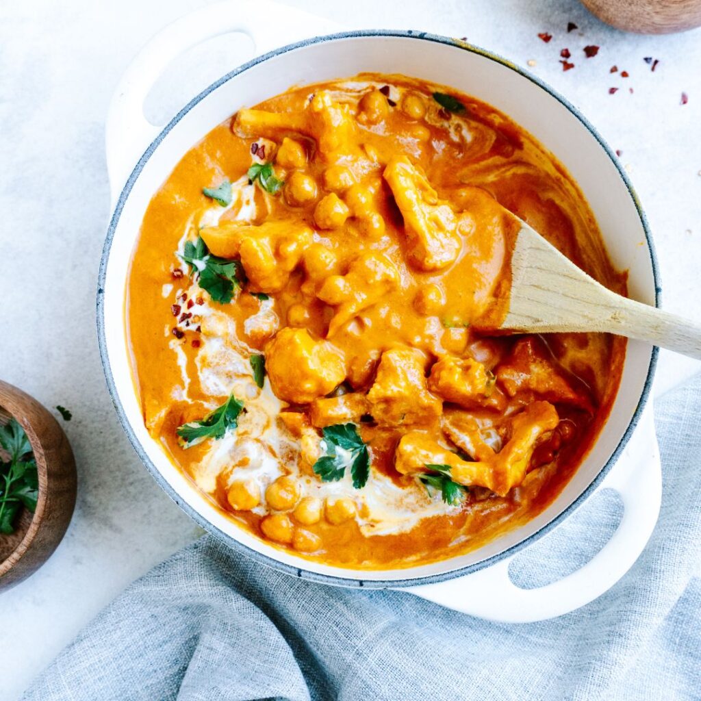 cauliflower chickpea curry